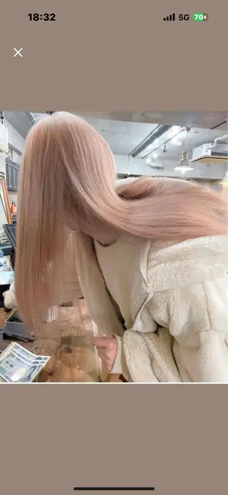 ロング カラー メンズ🙆 レディース美髪✨のヘアスタイル