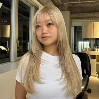 ロング カラー MASHU所属・パーマ /北堀江/リノのヘアスタイル