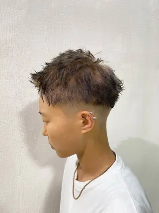 カラー メンズ 杉森 蘭琉のヘアスタイル