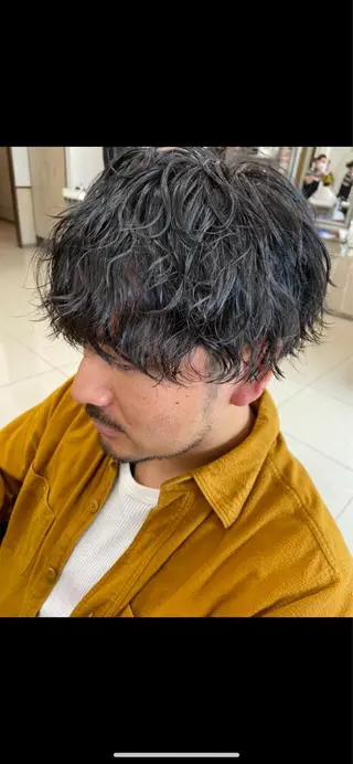 ショート パーマ メンズ hachinana所属・似合わせhair🌼 misakiのヘアスタイル