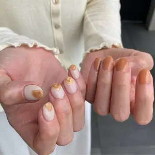 ネイル 𓂃toi. 儚げnuanceのネイルデザイン