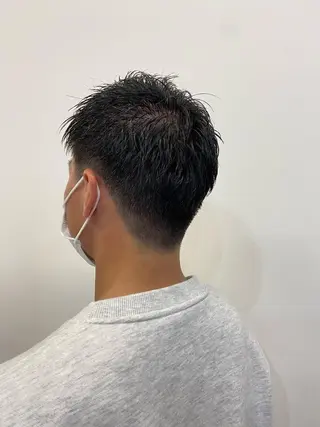 ショート メンズ パーマ特化美容師 mikuのヘアスタイル