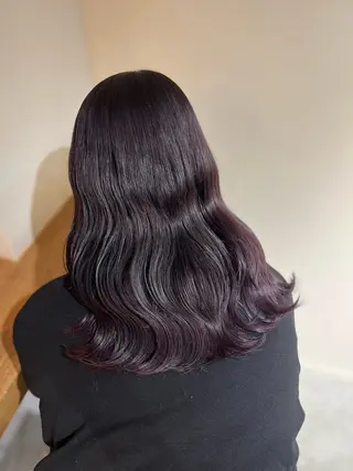 ミディアム 塩川ももこ/ 縮毛矯正/ヘアセットのヘアスタイル