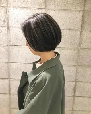ショート カラー ボブ/ミニボブ/ 立河今日子のヘアスタイル