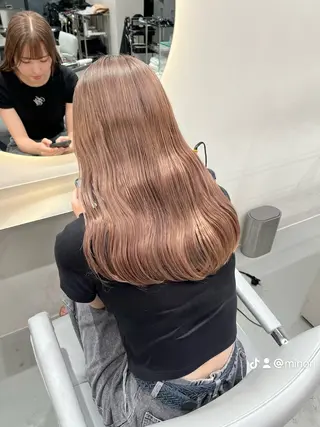 カラー 艶ブリーチ/表参道 ハイトーン /実乃梨のヘアスタイル