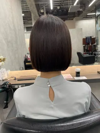 ミディアム カラー レイヤー×顔周 り×髪質改善/MIUのヘアスタイル