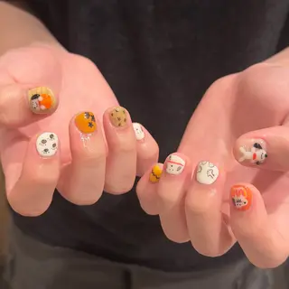 ネイル 🎀 Hiyubi._.nail 🫧所属・🎀フェイ フェイ🫧💗のネイルデザイン