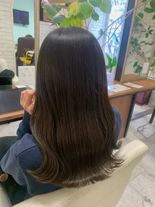 セミロング カラー 髪質改善 ೀyuikaのヘアスタイル