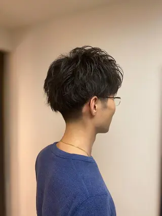 ショート メンズ スカイシープレイス所属・金田 和大のヘアスタイル