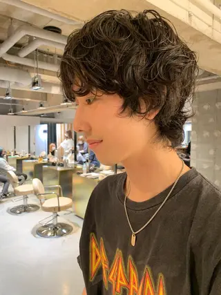 ショート パーマ メンズ tension 【テンション】のヘアスタイル