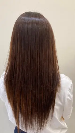 ロング カラー ショートカット／ 明千のヘアスタイル