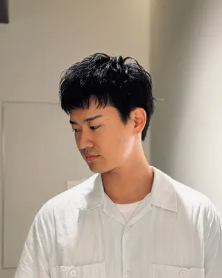 ショート パーマ メンズ メンズ特化 ショート パーマ 丸山のヘアスタイル