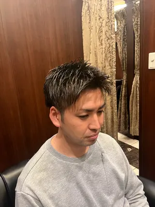ショート ヒロ銀座バーバーショップ大宮店所属・ヒロ銀座メンズカット 酒井悠成のヘアスタイル