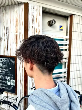 ショート パーマ メンズ 湘南のパーマ職人 🔥清水琉葵🔥のヘアスタイル
