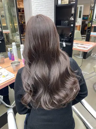 ロング カラー 🍑まき/カット /髪質改善カラー🍑のヘアスタイル