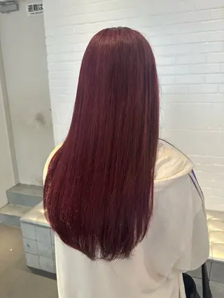 セミロング カラー パーマ ヘアアレンジ 暖色💖ツヤ髪💖 masae🌼のヘアスタイル