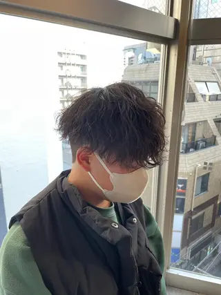 ショート パーマ 【men's Lapis横浜】海人のヘアスタイル