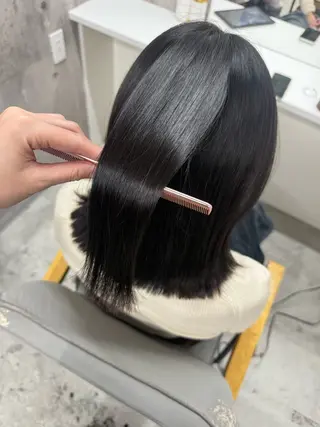 セミロング 髪質改善ageless所属・ageless/ marina髪質改善のヘアスタイル