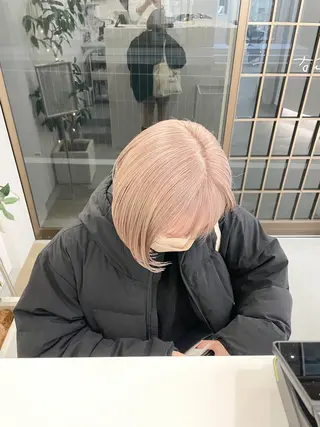 カラー 可愛いパーマスタイル といえばISSEYのヘアスタイル