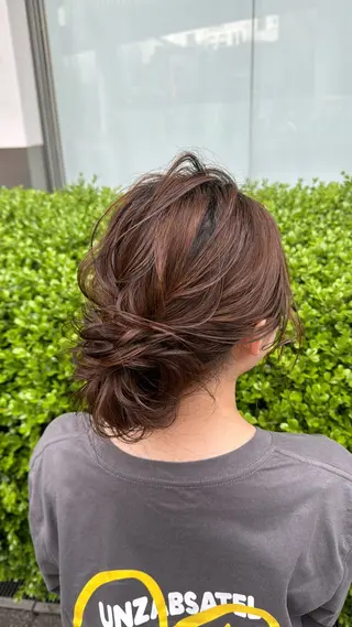 ヘアアレンジ ❄️透明感カラー/ ボブ/けんしん🌿のヘアスタイル