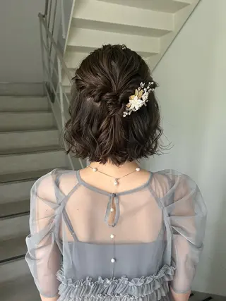 ショート ヘアアレンジ 似合わせヘア/透明感 カラー/ Rioのヘアスタイル