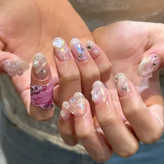 ネイル 透明感カラー/ネイル COCORO 🎀のヘアスタイル