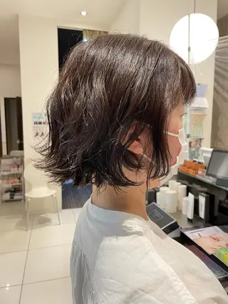 ショート パーマ 斉藤 葉月のヘアスタイル