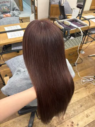 ロング カラー よこやま なぎさのヘアスタイル