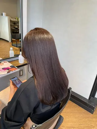 ロング 金城 二千夏のヘアスタイル