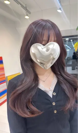 ロング カラー 🩷ブリーチなし韓国 へア🩷HARUKAのヘアスタイル
