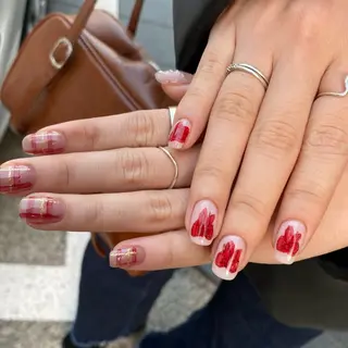 ネイル akari✨ 韓国風、メンズネイルのネイルデザイン