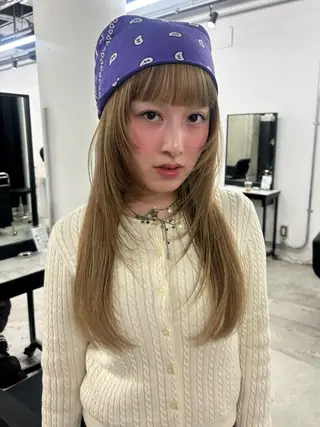 セミロング ✩似合わせカラー /レイヤー✩momoのヘアスタイル