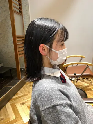 ミディアム カラー 美髪改善・ブリーチ tadasuke⭐️のヘアスタイル