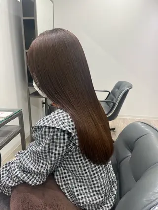 ロング カラー JIN/暖色カラー /髪質改善/艶髪のヘアスタイル