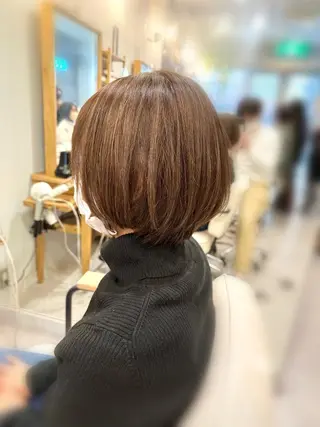 ショート 🌈ショートボブ⚪︎ 暖色🌈村山武史のヘアスタイル