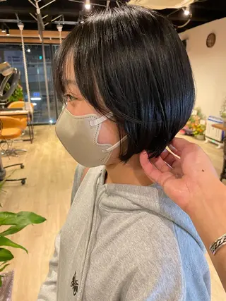 ショート カラー 髪質改善/ブリーチ 田代 龍我のヘアスタイル