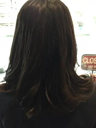 ロング パーマ 田畑 福恵のヘアスタイル