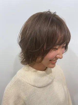 ミディアム カラー 🌷レイヤーカット/ フルキシオリ🌷のヘアスタイル