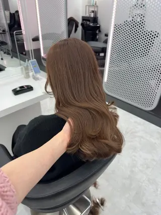 ロング カラー パーマ ヘアアレンジ メンズ キッズ ♥️韓国ヘア レイヤー♥️ゆりのヘアスタイル