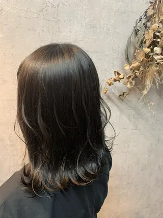 カラー 大島 千怜のヘアスタイル