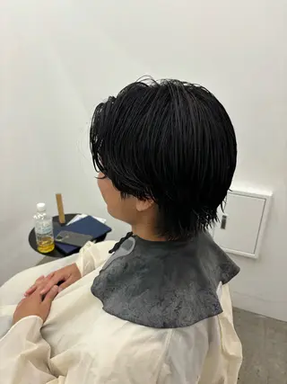 パーマ イージーパーマ募集 平口はのんのヘアスタイル