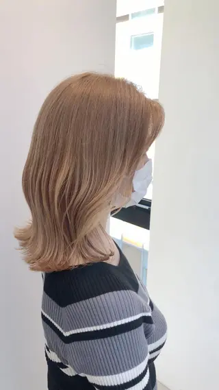 カラー GO TO DAY 名古屋パルコ店所属・髪質改善/顔まわり 石原のヘアスタイル