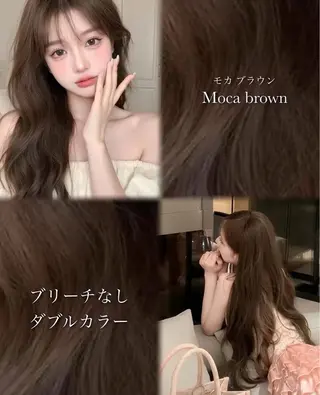 ロング IVE所属・透け感カラー 髪質改善🫧Annaのヘアスタイル