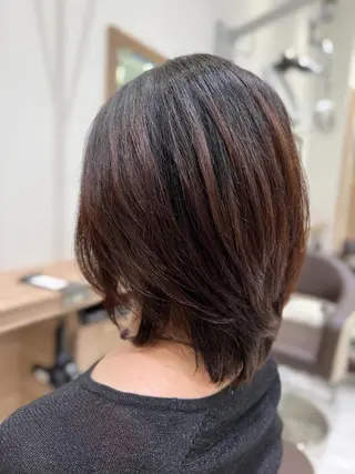 ミディアム 指原 仁のヘアスタイル