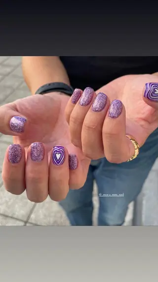 ネイル moca心斎橋所属・˚✧⁺⭐︎༚moca miyuu⁎⁺˳✧༚のネイルデザイン