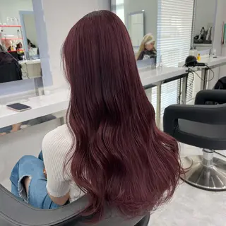 ロング カラー パーマ ヘアアレンジ メンズ キッズ ネイル マツエク・マツパ アイブロウ 💕トレンドうる艶髪 💕TUNE銀座のヘアスタイル