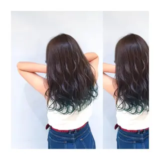 ロング カラー なんば髪質改善カラー Ardoreのヘアスタイル