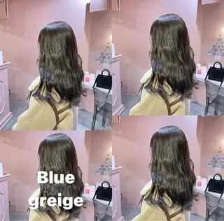 セミロング カラー RIYA❤︎ Aujuaソムリエのヘアスタイル