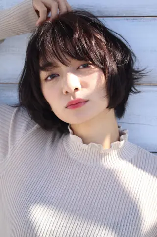 ショート カラー 💚ミヤマ アンナ☘️のヘアスタイル