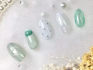 ネイル ネイルPetit Ribbonのネイルデザイン